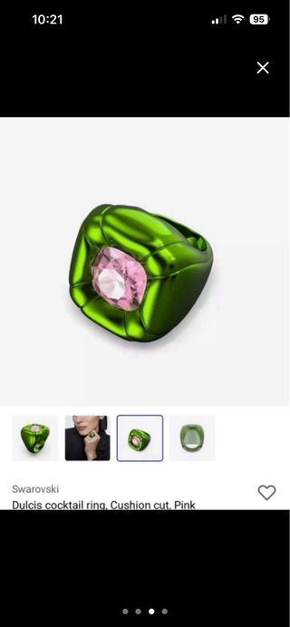 Anillo Swarovski Dulcis Cocktail Talla 52