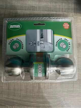 Juego de pomos de puerta Amig