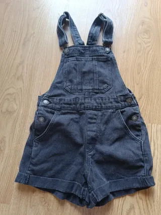 Mono corto tejano Bershka negro XXS