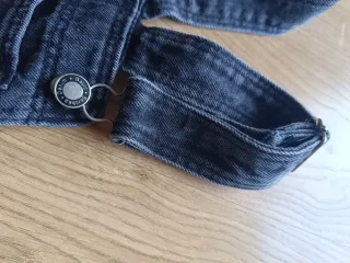 Mono corto tejano Bershka negro XXS