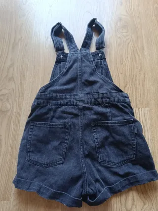 Mono corto tejano Bershka negro XXS