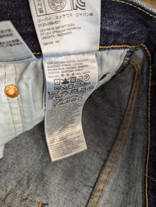 Levi's 501 W36 L34 Vaqueros Azules