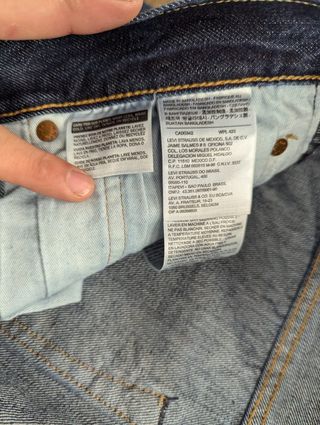 Levi's 501 W36 L34 Vaqueros Azules