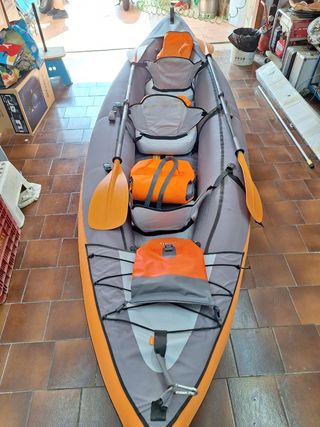 Kayak hinchable 3 plazas
( Todo semi nuevo )