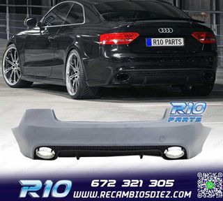 PARAGOLPES TRASERO AUDI A5 8T COUPE 07-15 LOOK RS5