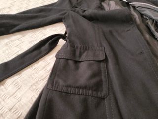 Abrigo Negro Mujer