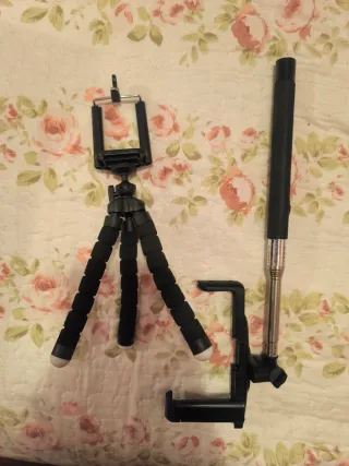 PALO SELFIE TRIPODE Y DOS PUNTEROS