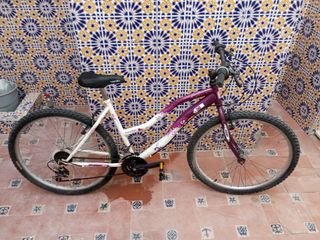 Bicicleta Mujer 26 Morado/Blanco