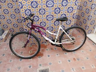 Bicicleta Mujer 26 Morado/Blanco