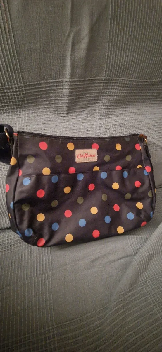 Bolso Cath Kidston lunares azul multicolor