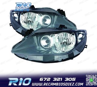 FAROS PARA SEAT IBIZA VI 09-12 FONDO NEGRO