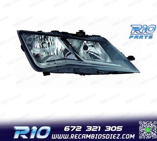 FARO DCH PARA SEAT LEON 12-16 FONDO NEGRO