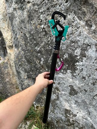 Pertiga escalada - caña chapar escalada - Turquesa