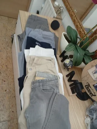 LOTE DE 6 PANTALONES HOMBRE VARIOS 