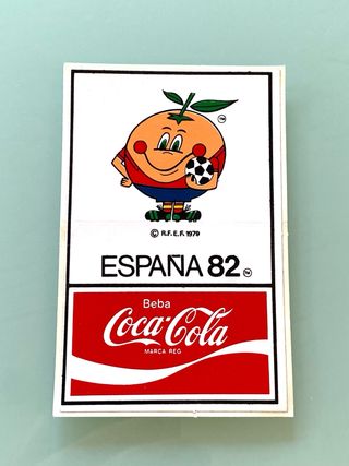 PEGATINA COCA COLA NARANJITO MUNDIAL ESPAÑA 1982