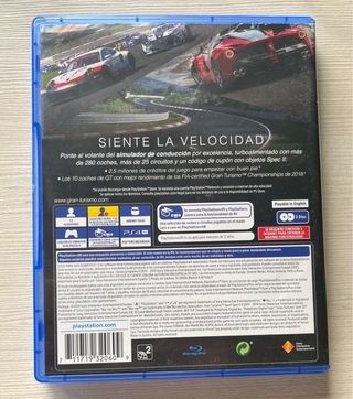 Juego Gran Turismo Sport PS4