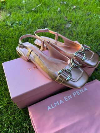 Zapatos Alma en Pena Piel Rosa Talla 38