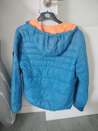 Chaqueta chico Jack & Jones azul/naranja Talla S