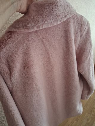 Chaquetón Pelo Rosa Talla Única Nuevo