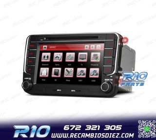 RADIO NAVEGADOR 7" PARA SEAT SKODA VOLKSWAGEN VW USB GPS TAC