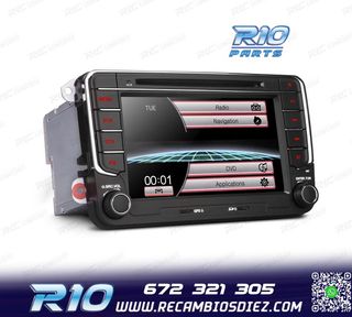RADIO NAVEGADOR 7" PARA SEAT SKODA VOLKSWAGEN VW USB GPS TAC