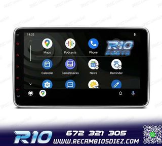 RADIO NAVEGADOR 2DIN 10" HD TÁCTIL BLUETOOTH USB SD