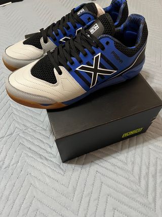 Zapatillas Munich Futsal Azul/Gris
