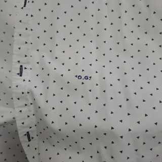 Camicia uomo cotone a pois XXL