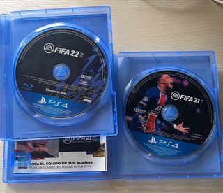 Juegos PS4 FIFA 21 y FIFA 22