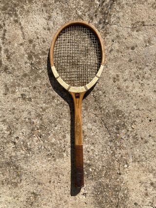Raqueta de tenis vintage