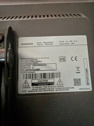 Samsung TV sin Smart TV más soporte pared