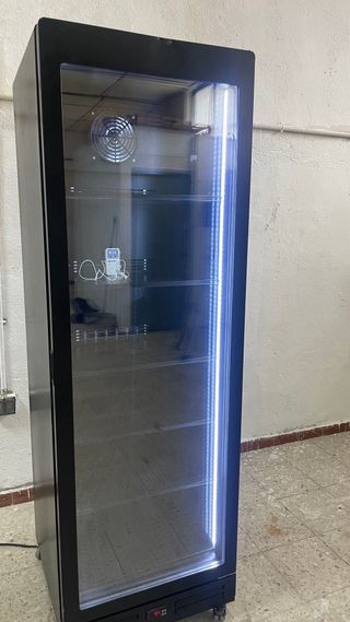 Vitrina expositora vertical bajo cero