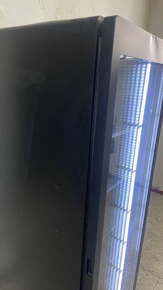 Vitrina expositora vertical bajo cero