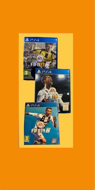 Lote FIFA PS4 
6️⃣0️⃣€