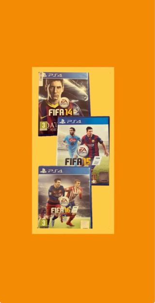 Lote FIFA PS4 
6️⃣0️⃣€