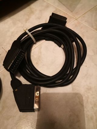 Cable SCART a SCART Negro