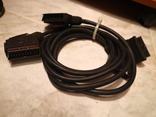 Cable SCART a SCART Negro