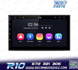 RADIO GPS ANDROID 8.1 7" OCTA-CORE 2DIN MULTIMEDIA PANTALLA