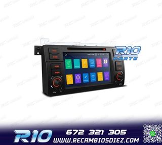RADIO GPS ANDROID 13 PARA BMW SERIE 3 E46 PANTALLA TÁCTIL 7