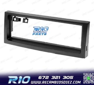 MARCO NEGRO RADIO 1-DIN PARA PEUGEOT CITROEN