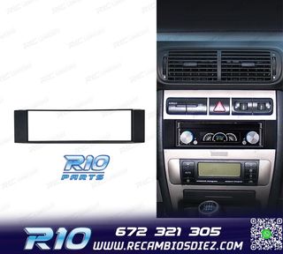 MARCO NEGRO RADIO 1-DIN PARA AUDI A3 8L A6 4B SEAT LEON TOLE