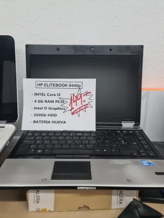 HP Elitebook 8440p Intel Core i5 250GB HDD