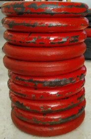 Pesas (2,4,5,6,10,20kg) y Barras