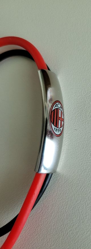 Bracciale AC Milan Ufficiale Rosso Nero