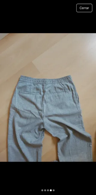 Pantalón Zara Hombre Gris