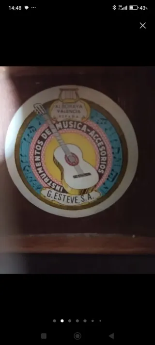 Guitarras Españolas Antiguas Macizas, buen estado