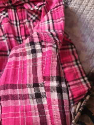 Camiseta The Indigo Collection cuadros rosa M