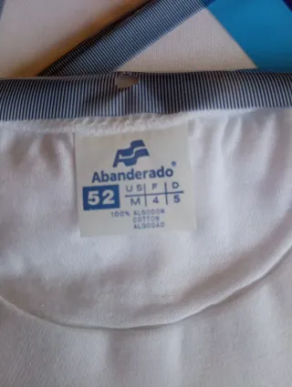Camiseta Abanderado manga corta talla 52 