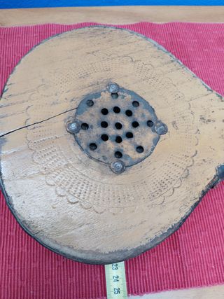Fuelle chimenea antiguo madera y forja