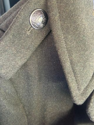 Abrigo militar lana vintage inglés 